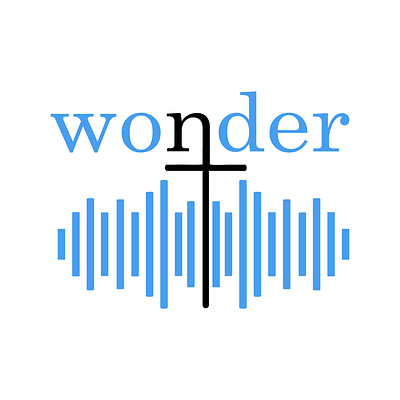Wonder - Christian Music Stream App branding business card flyer logo logodesign vector