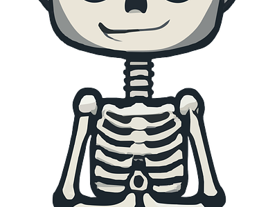 Cute Skeleton abstract art aesthetic aesthetic print aesthetic printable aesthetic wall art animation artist cute design graphic design halloween heart illustration kawaii logo skeleton ui