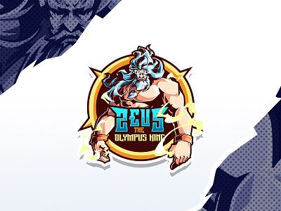 Zeus Esport Logo Design character character design design esport gamer gaming illustration logo logo design mascot mascot character mascot design mascot logo olympus streaming ui zeus