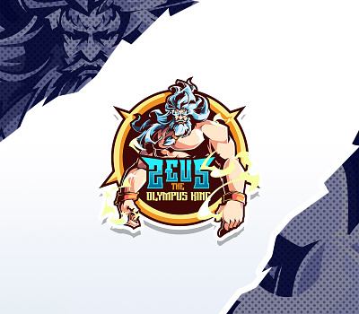 Zeus Esport Logo Design character character design design esport gamer gaming illustration logo logo design mascot mascot character mascot design mascot logo olympus streaming ui zeus