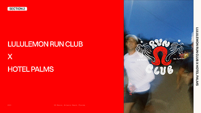 Lululemon Run Club graphic design