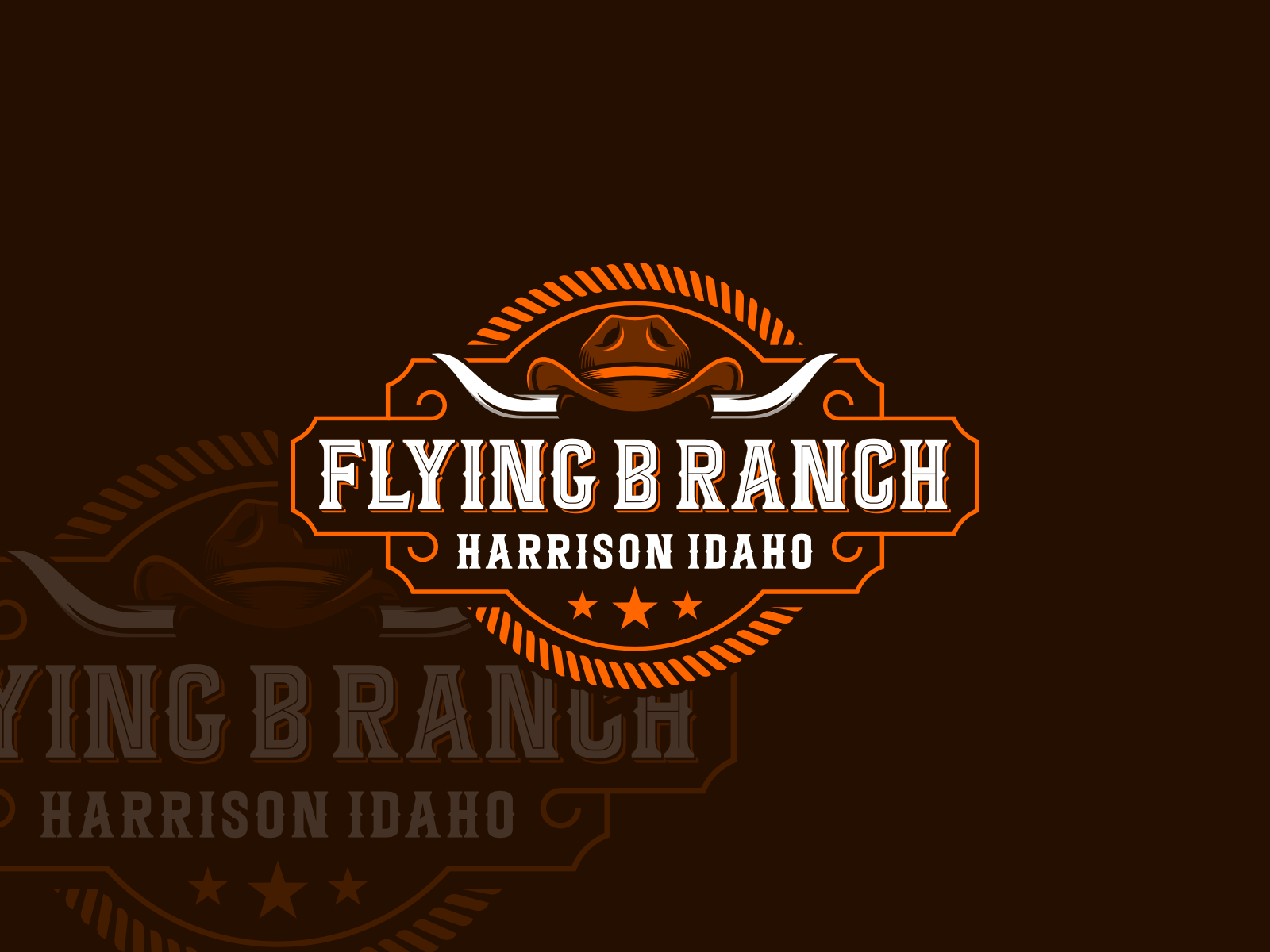 Flying B Ranch Logo Design By Ade Kurniawan On Dribbble