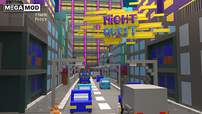Night Quest 3d adventure building cars city games lego megamod minecraft night quest road roblox street voxel voxel graphics voxelart world