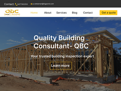 Redesign of a Building consultancy website buiding construction website building construction website building consultancy building inspection building ui constructio construction website consultancy website consultant dailyui product design redesign ui uiux website redesign