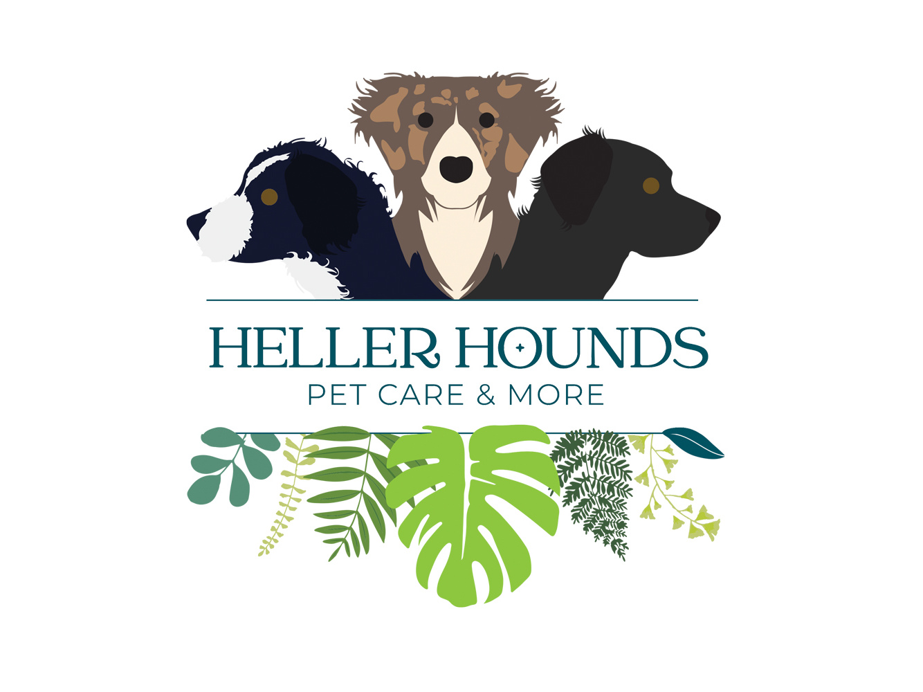 Heller Hounds Pet Care Logo by Courtney Cotton on Dribbble