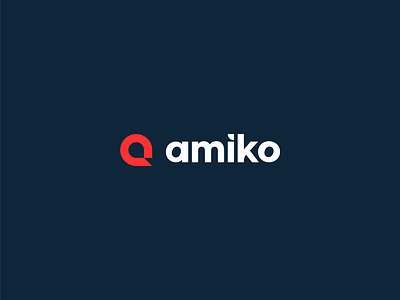 amiko Logo design amiko app branding design icon logo logo design logo mark