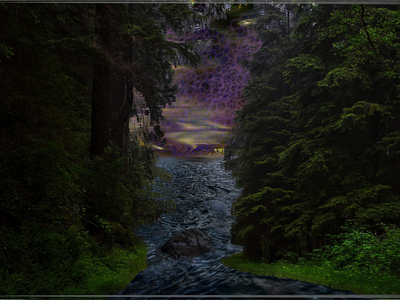 Fantasy forest mystical dark art 1 dark art graphic design mystic