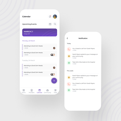 Sojorne app design ui ux