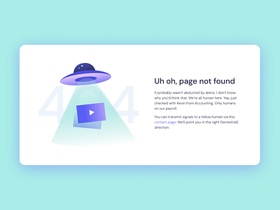 404 Page 404 alien branding illustration layout spaceship ui webdesign website
