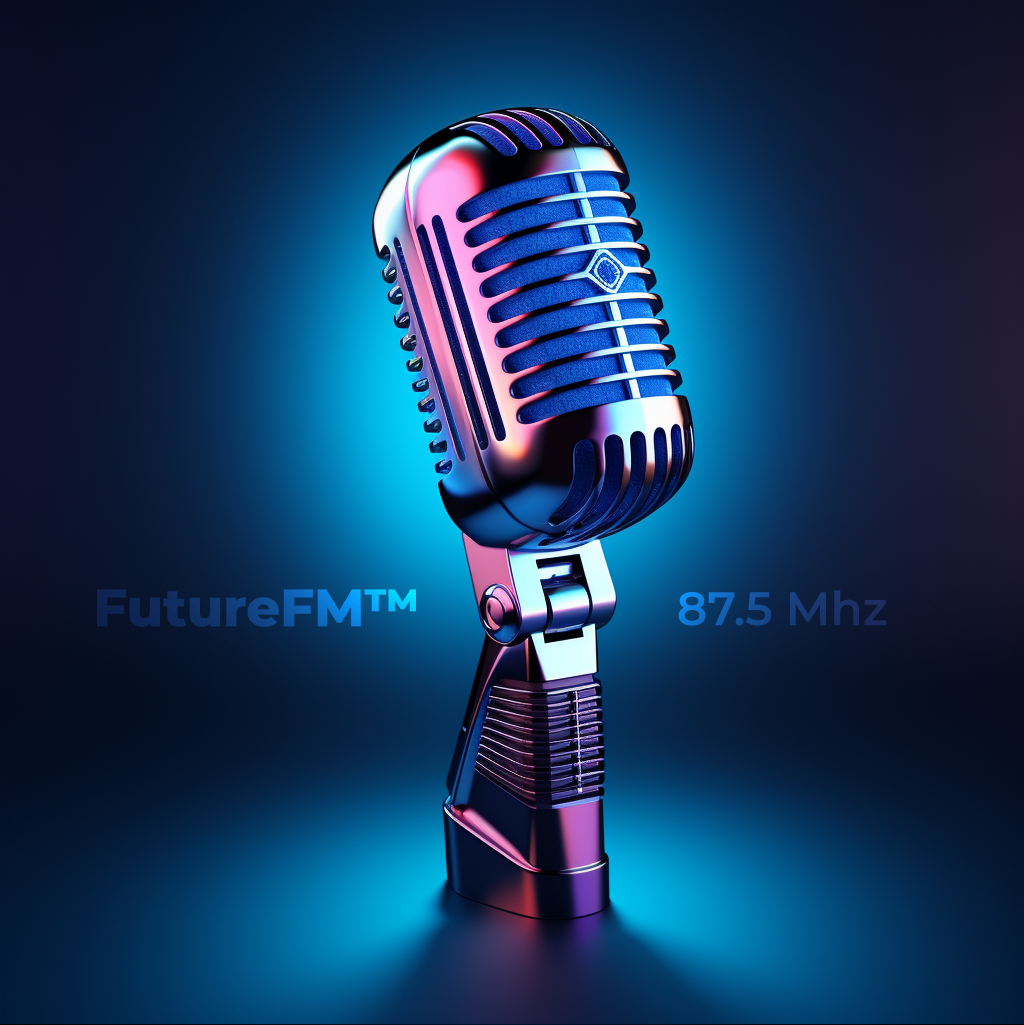 003 - 3D Iridescent Microphone 3d 3d render cinema4d design fm iridescent media microphone pearlescent radio render