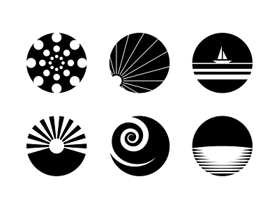 Sun Logo Collection #6 modern logo