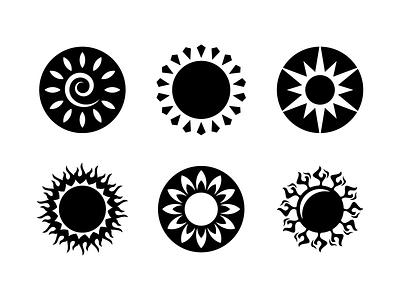Sun Logo Collection #8 modern logo