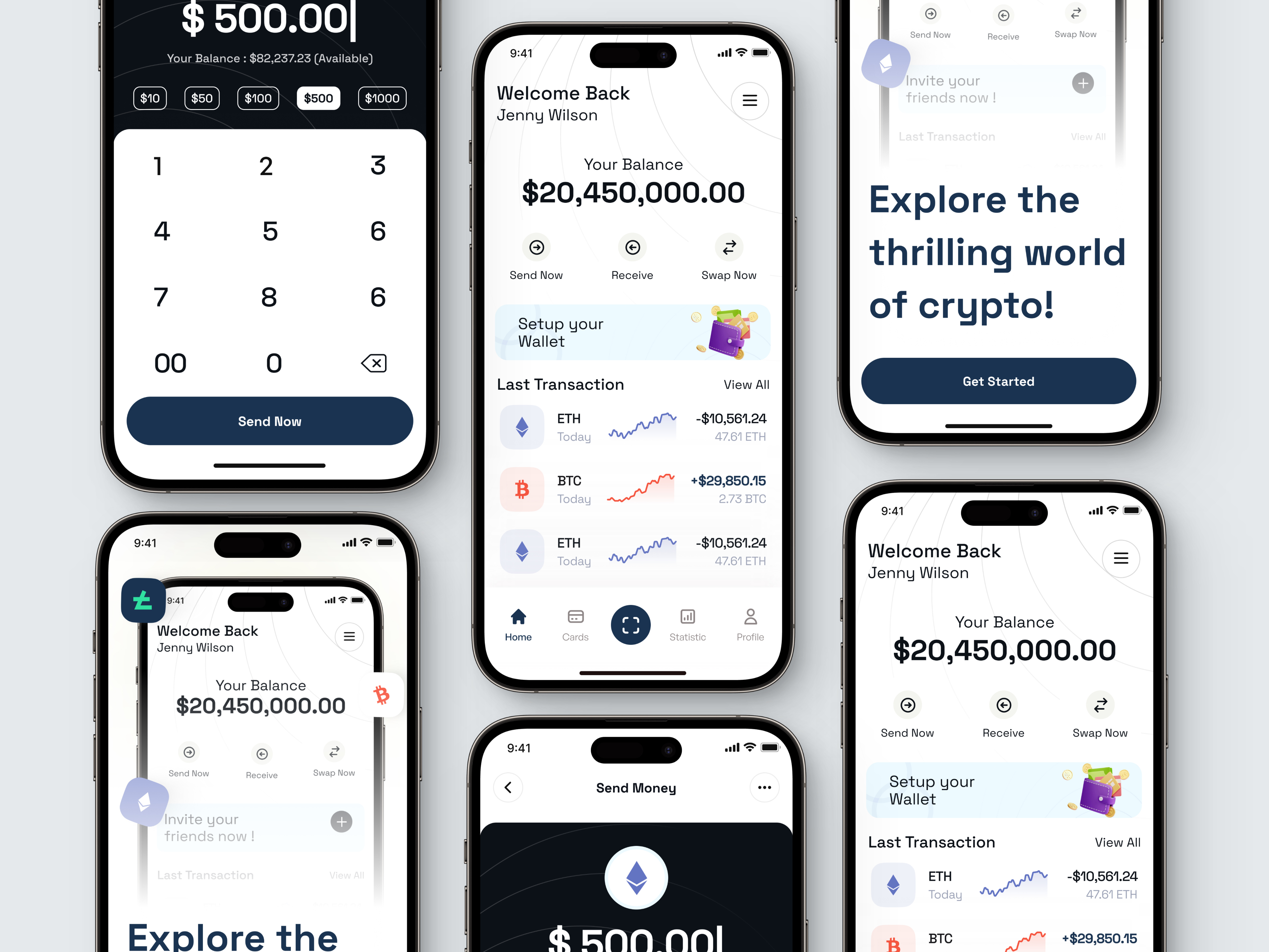 Krypt - Crypto Trading Mobile App bitcoin blockchain clean crypto crypto app crypto mobile app crypto trading crypto wallet design ethereum finance minimalist mobile mobile app mobile design mobile ui nft ui uiux ux