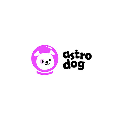 Astro dog logo animal logo astro branding design dog logo logo mascot mascot logo typography vector