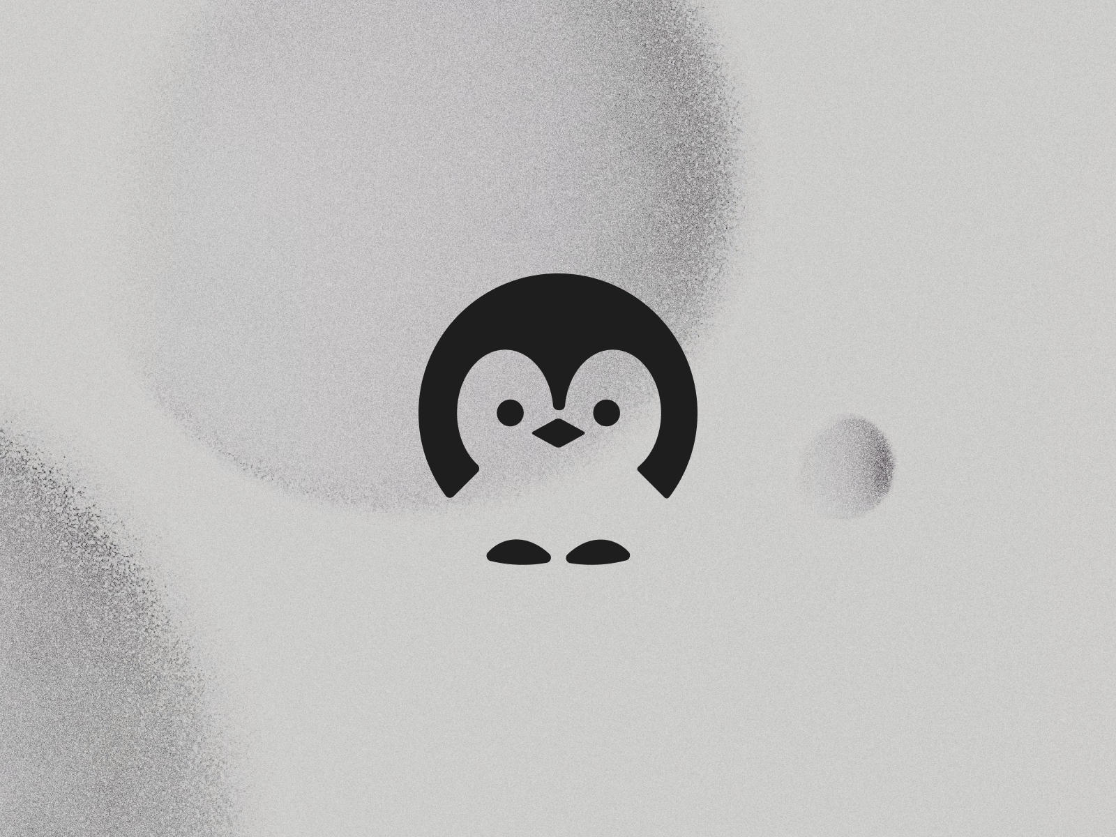 Baby Emperor Penguin Logo Concept bird bird illustration bird logo branding clarance emperorpenguins illustration logo penguins