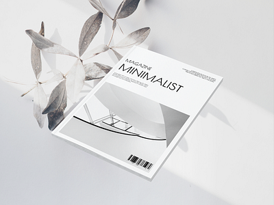 Minimalist Magazine book brand branding canva catalog design magazine minimalist