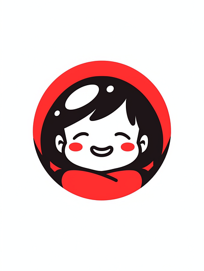 Cartoon character logo design dall e