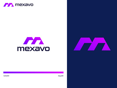 Letter M Logo Monogram Design Negative Space Double M by PANTER on Dribbble