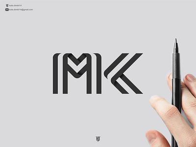MK logo design awesome brand branding company company logo design graphic design icon initial logo logo design logo ideas logo type logos mark monogram monogram logo vector