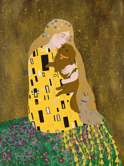 Lindsey a la Klimt art artstudy illustration klimt procreate