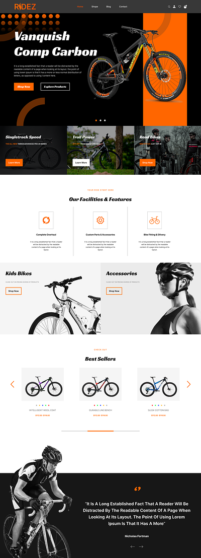 Rides advertising branding cycling figmadesign graphic design health landing page ui uiux user experience