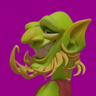 Green Goblin 3d 3d illustration 3d modeling animation blender illustration