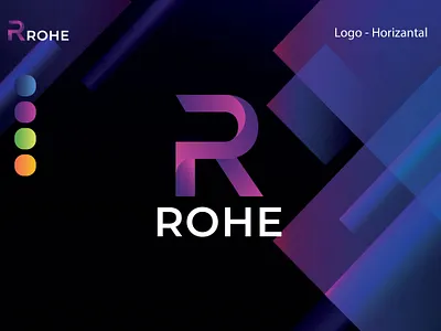 LETTER R LOGO DESIGN brand branding design fashion letter logo monogram