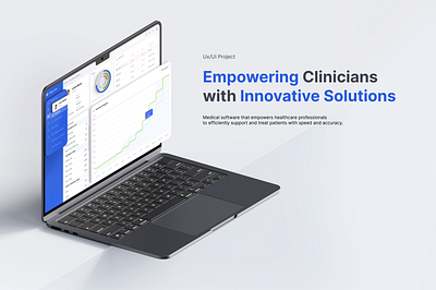 Empowering Clinicians graphic design halthcare illustration medecine product design ui web