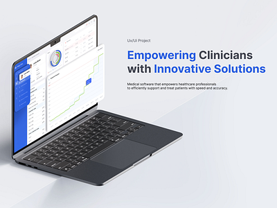 Empowering Clinicians graphic design halthcare illustration medecine product design ui web