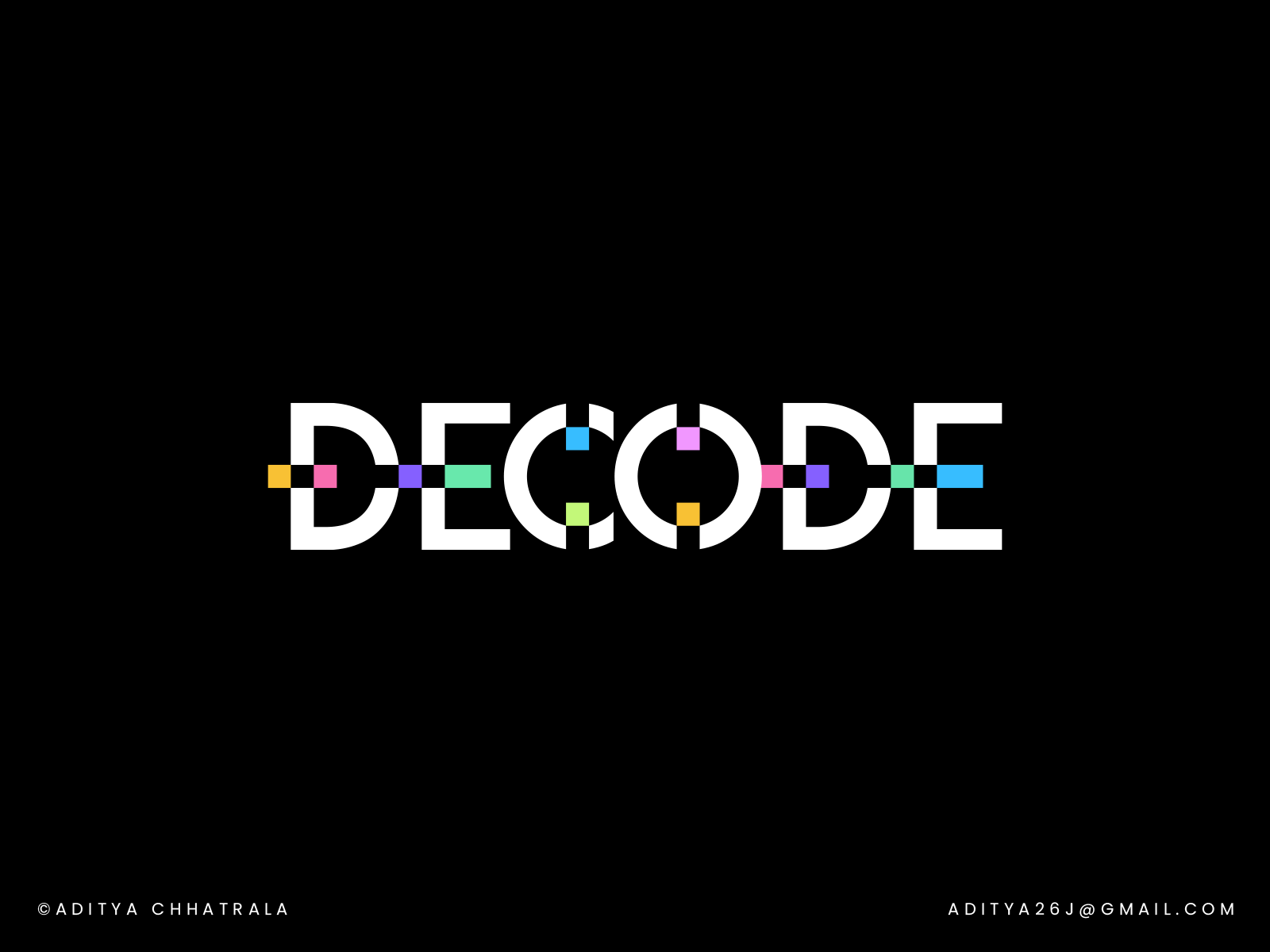 Decode logo - Ai based technology product development company by Aditya  Chhatrala on Dribbble