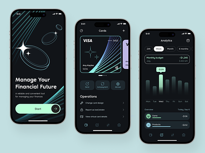 Bank App Concept: UI/UX app bank app bankapp banking banking app design finance financial mobile ui