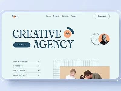 Web Hero Explorations ✨ agency branding clean design ecommerce education interface landing page minimal nurdesign100 product service startup ui uiux userinterface ux web webdesign website