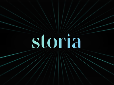 Storia - Logo and brand identity for a creative platform brand identity branding clean corporate identity dark gradients graphic design illustration logo logo design logotype minimal visual identity