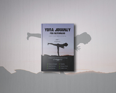 Modern Book cover design for YOGA Journey for Beginners book cover book cover design branding cover design creative book cover graphic design graphicsdesign impressive book cover modern book cover yoga yoga book cover yoga journey