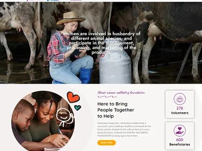 non profit website with WordPress charity website elementor pro elementor website ngo website non profit website wordpress website