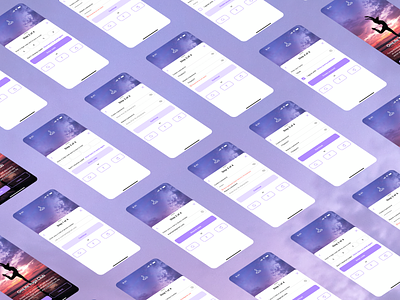 Mobile APP Registration Screens app application flow interaction design meditation meditation app mobile mobile app mobile app design mobile design register registration registration flow sign sign in sign in flow ui design ux design uxui