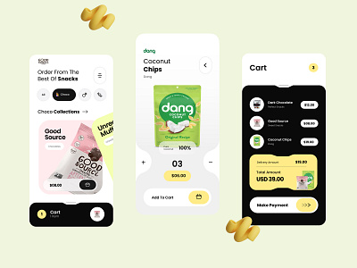 Online Snack Ordering Mobile App Design header section hero section design home page interface landing landing page landing page design minimal design qweb expert ui ux ux ui design web web interface web page web ui website design website ux ui design websites