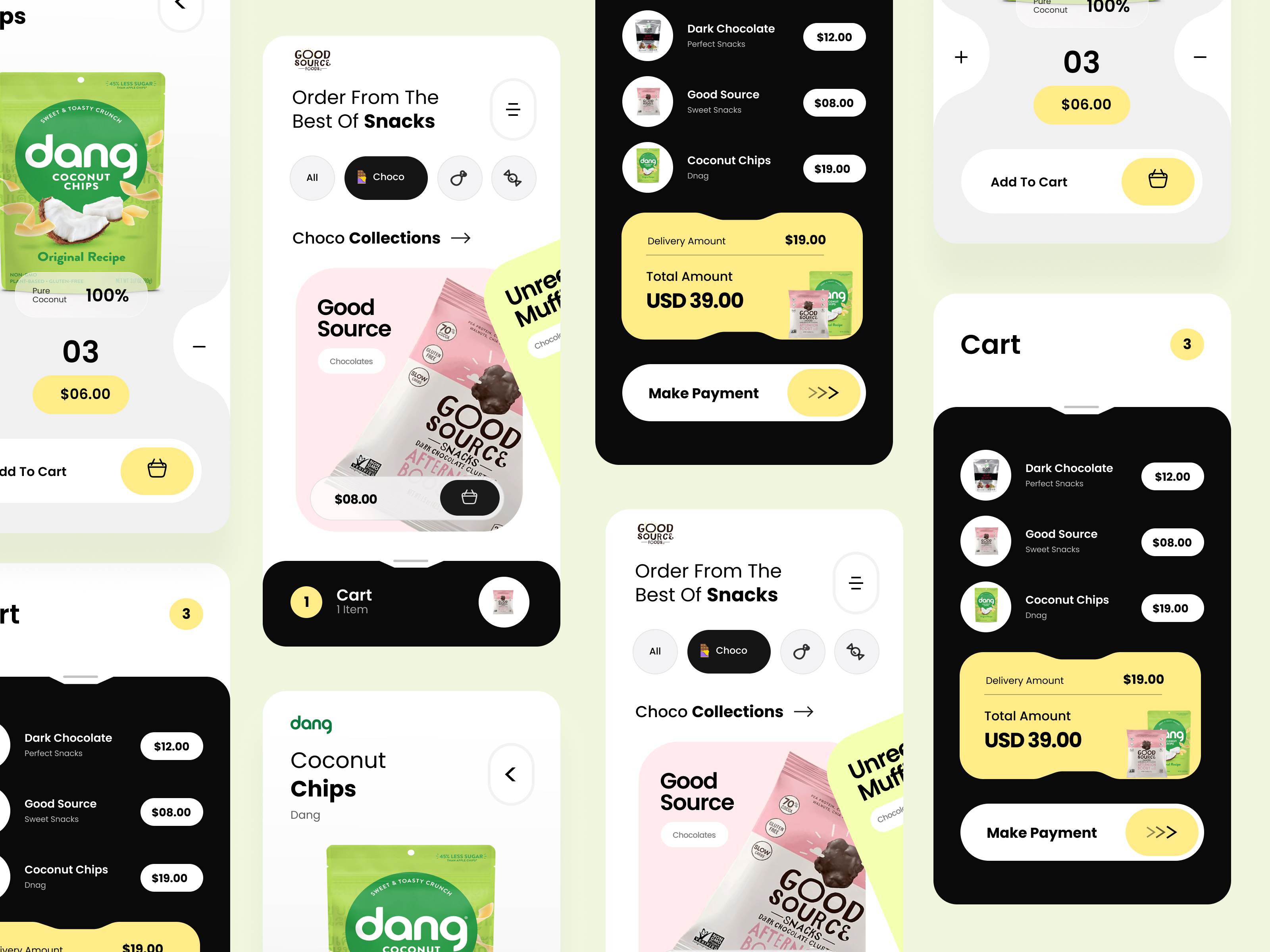 Online Snack Ordering Mobile App Design By Mahnoor Shafiq On Dribbble