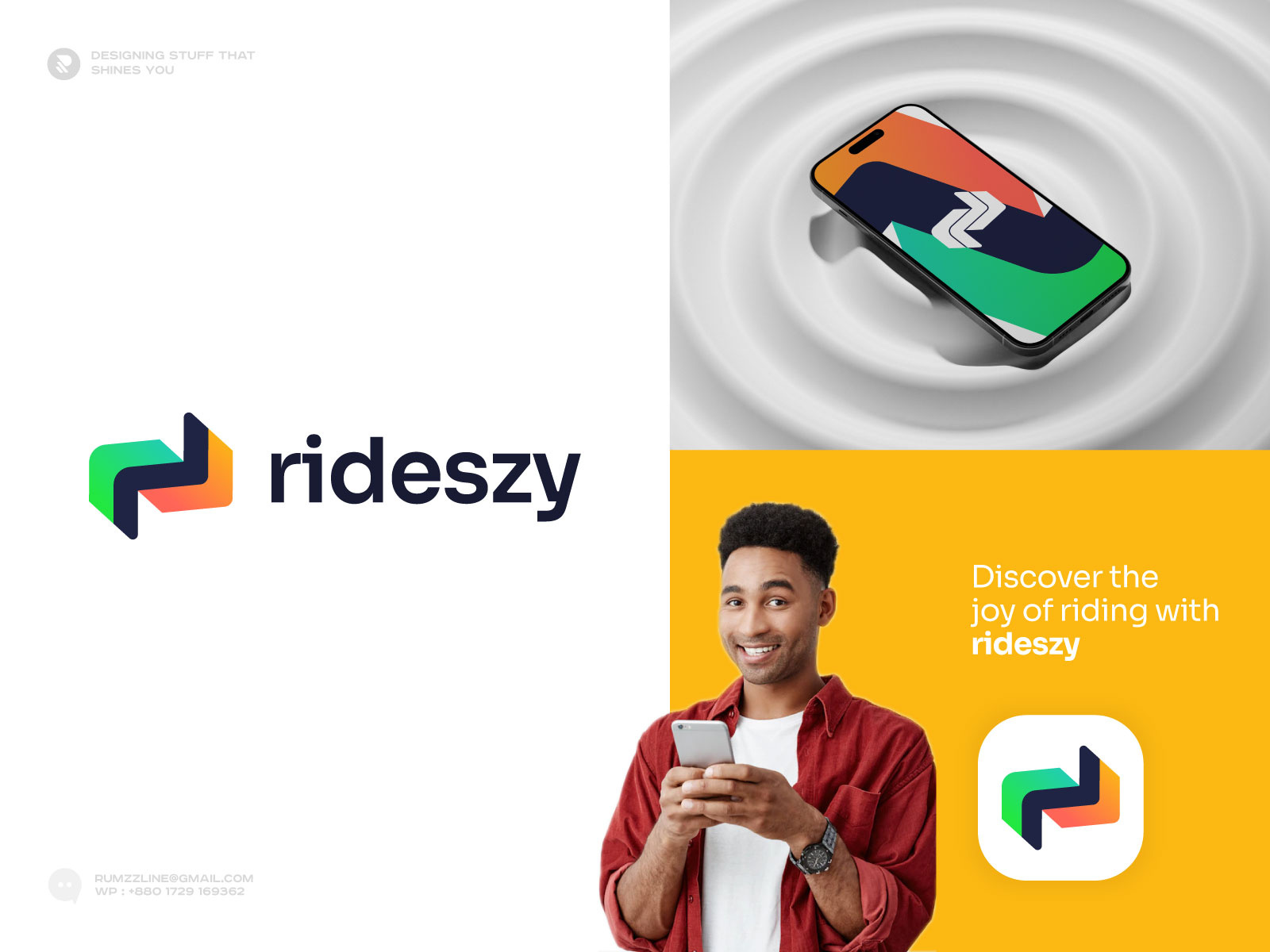 Ride Sharing Logo, Ride App Logo, Travel Logo, R Letter logo, by Ahmed ...