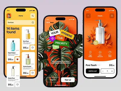 GermAway - Mobile App Concept
