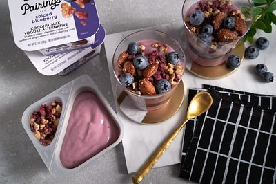 So Delicious Pairings cpg packaging pairings photography so delicious yogurt