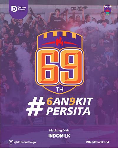 69 th PERSITA (Unofficial) brand branding design graphic design illustration logo logos ui ux vector