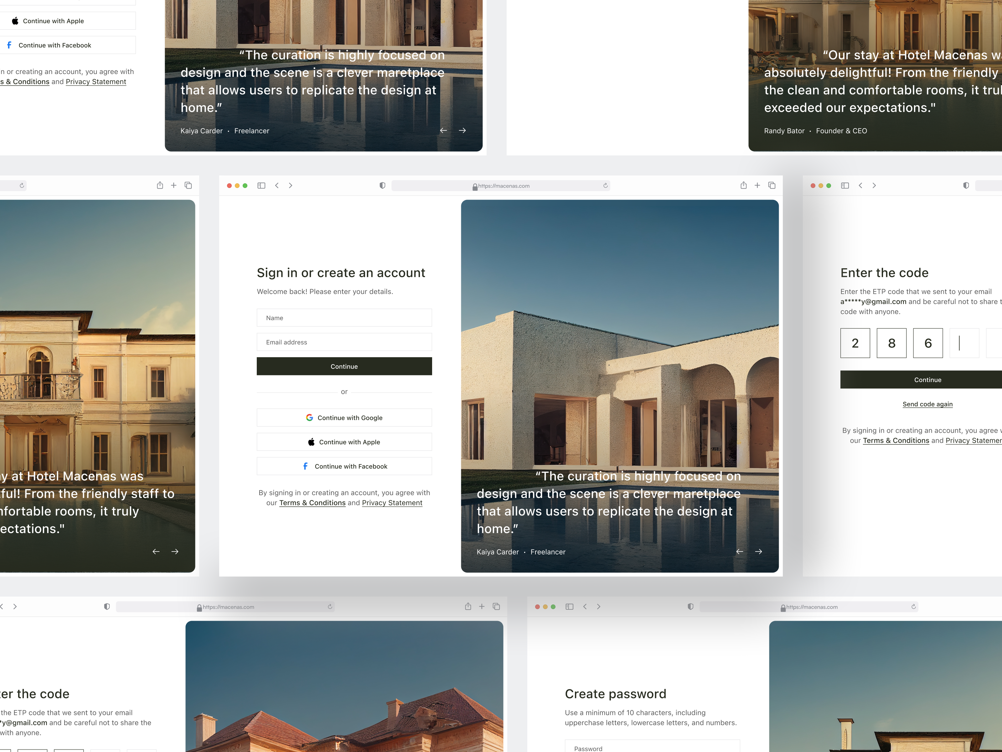 Example of Landing Page Design