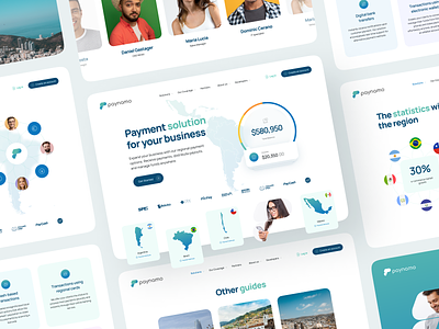Payment Service Website business dashboard design development finance interface latin america payment product service solution ui ux web website