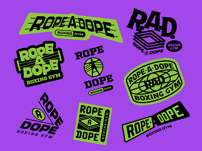ROPE-A-DOPE: LOGO DESIGN branding design logo