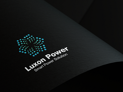 Luxon Power branding concept creative design energy graphic design logo mark power simple solar symbol
