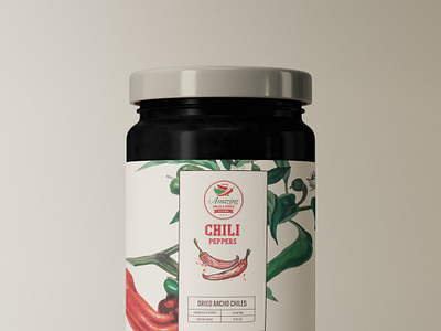 Dried Ancho Chiles Packaging Design 3d branding packaging