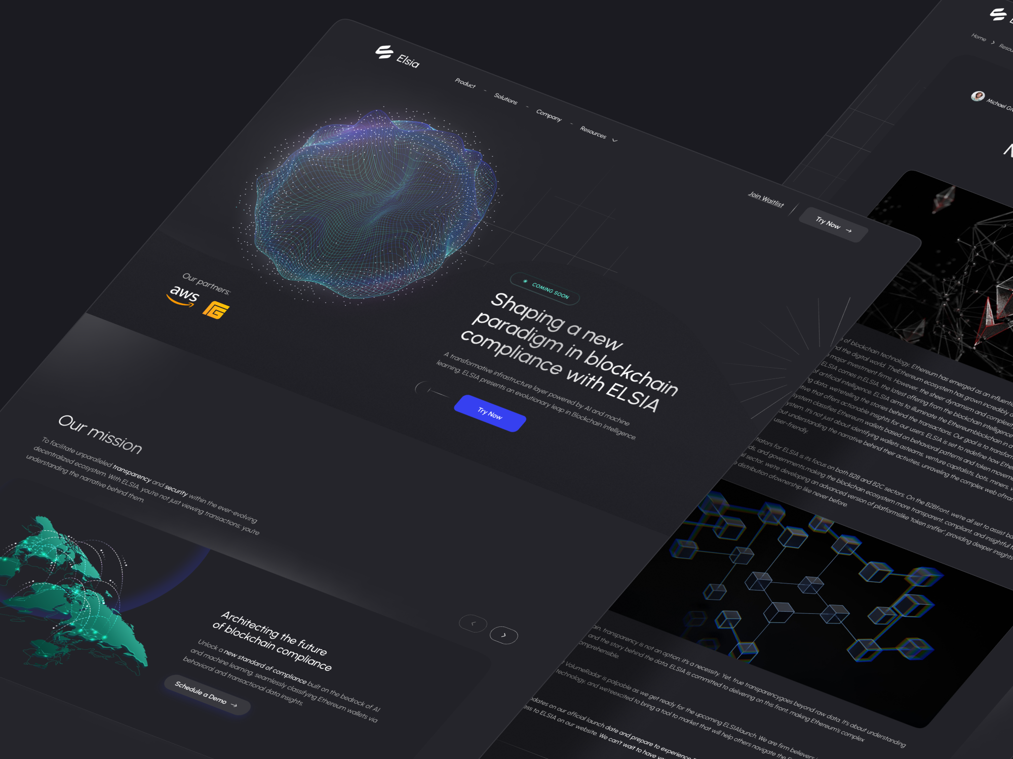 Example of Website Design + Development