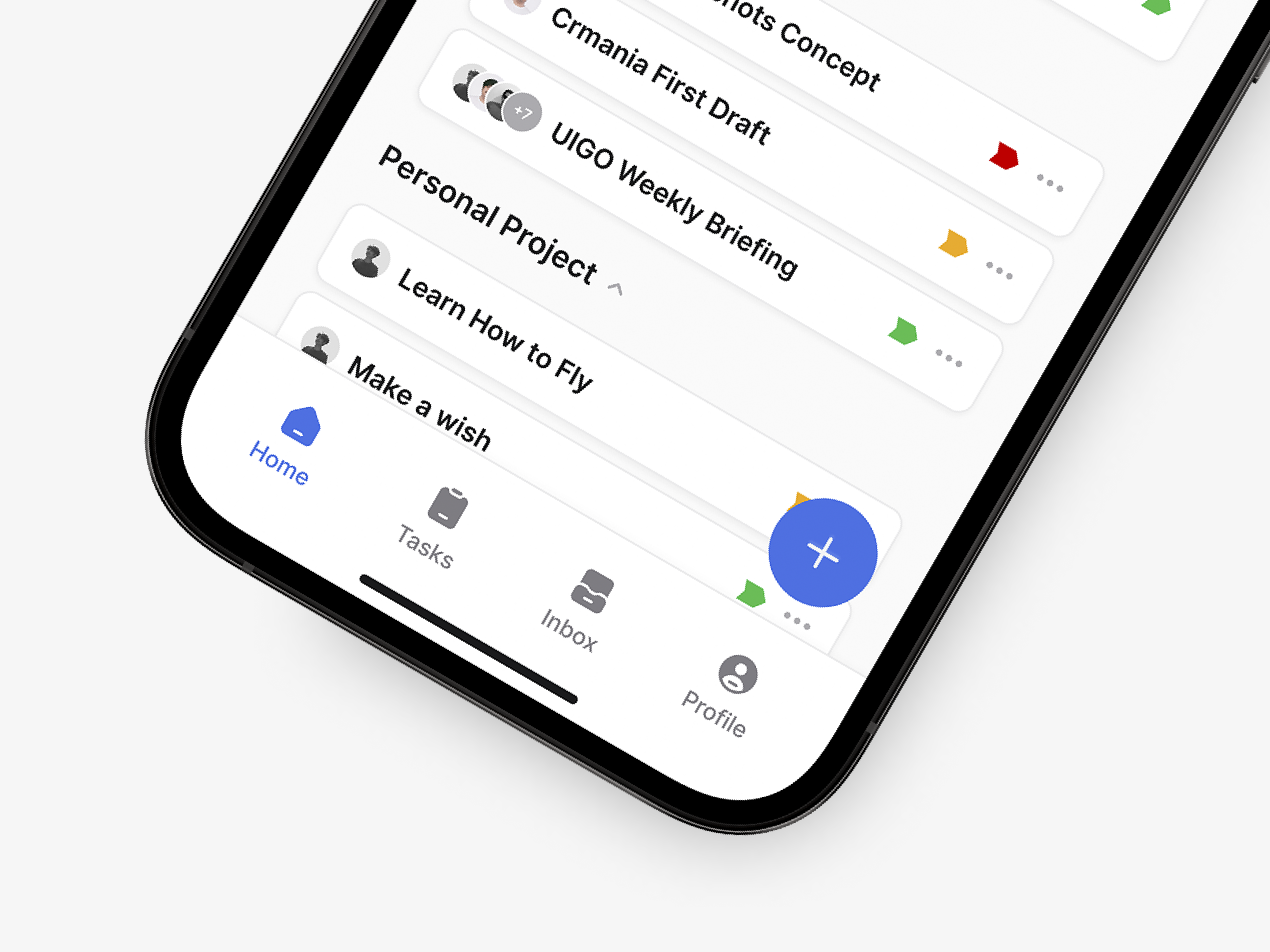 Project Management Mobile App app branding collaboration collaboration app crm design graphic design management mobile mobile app project management task task app team team collaboration ui ux