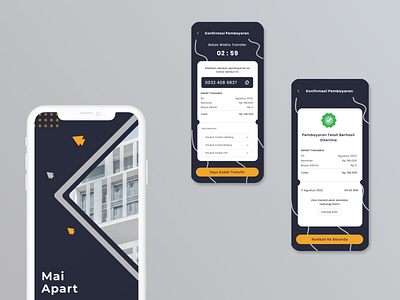 Mai Apart mobile apps payment ui ui mobile